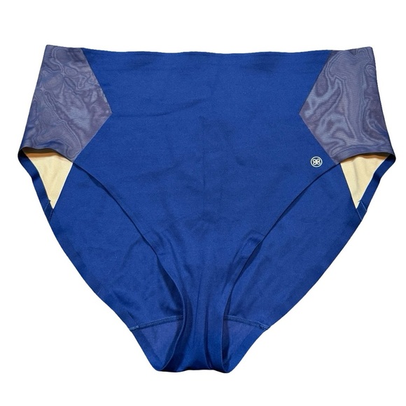 NEW Honeylove Crossover Compression Brief Smoothing Underwear Panty in Navy Blue - Picture 6 of 9
